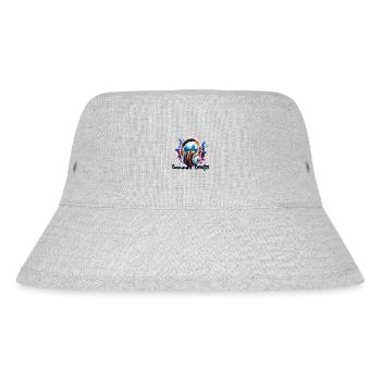 Headphones / Audio / Music / Sound / Studio / Cool - Stanley/Stella Recycled Bucket Hat - heather grey - Front