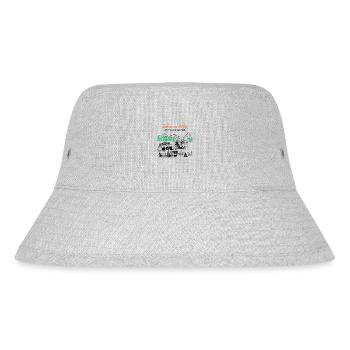 Zuhause ist da, wo Wir Parken - Stanley/Stella recycelter Bucket Hat - Grau meliert - Vorne