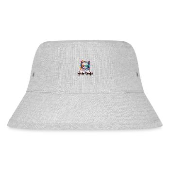 Kopfhörer / Audio / Musik / Klang / cool - Stanley/Stella recycelter Bucket Hat - Grau meliert - Vorne