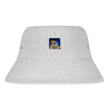 "IN YOUR FACE" chemistry design - Stanley/Stella Recycled Bucket Hat - heather grey - Front
