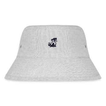 Entzückender Skunk Für Tierliebhaber - Stanley/Stella recycelter Bucket Hat - Grau meliert - Vorne