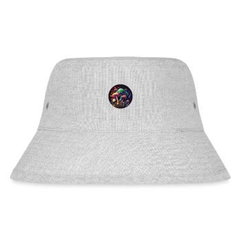 Pilze - Stanley/Stella recycelter Bucket Hat - Grau meliert - Vorne