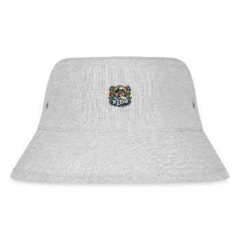 Bester Papa - Stanley/Stella recycelter Bucket Hat - Grau meliert - Vorne