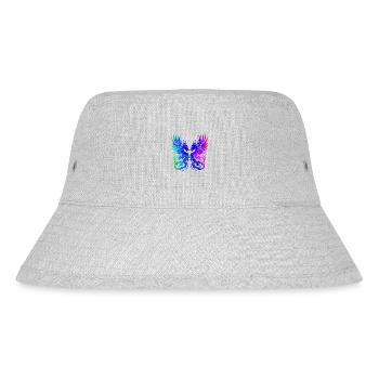 Fantasy Dragon Anime Drachenkopf Mythisch Reptil Magie - Stanley/Stella recycelter Bucket Hat - Grau meliert - Vorne