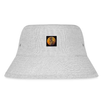 Fraktaler Planet - Stanley/Stella recycelter Bucket Hat - Grau meliert - Vorne