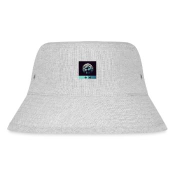 Logo with fist - Stanley/Stella Recycled Bucket Hat - heather grey - Front