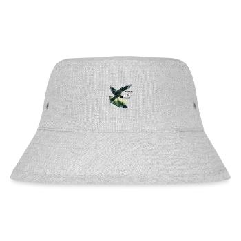 Preserve & Protect Papagei Vogel Ara Wildnis - Stanley/Stella recycelter Bucket Hat - Grau meliert - Vorne