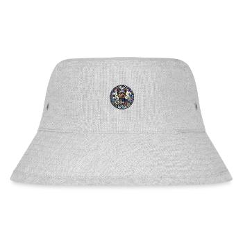 Yorkie-Mutter - Stanley/Stella recycelter Bucket Hat - Grau meliert - Vorne