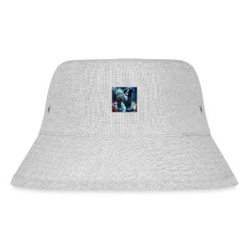 Polizei - Stanley/Stella recycelter Bucket Hat - Grau meliert - Vorne