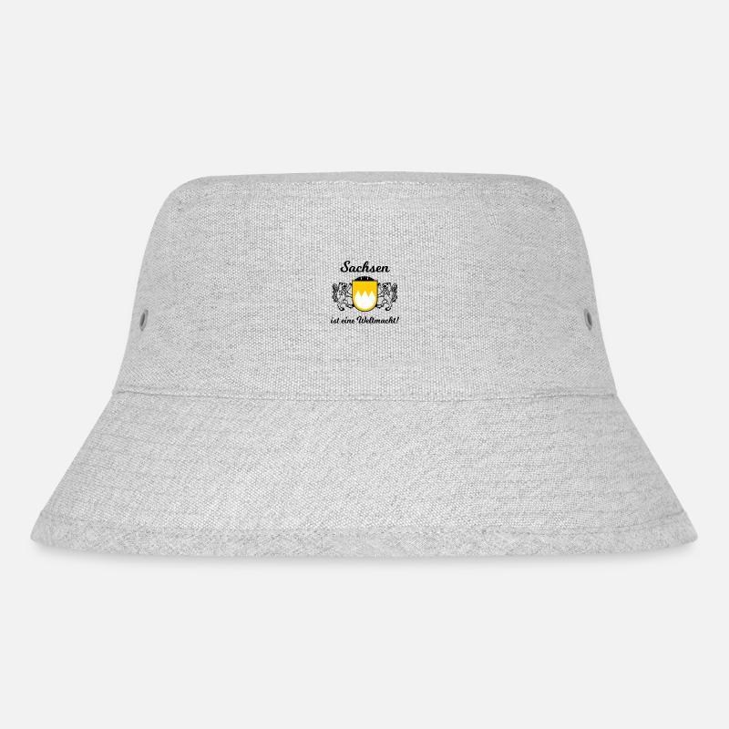 Die Fans aus Sachsen - Stanley/Stella recycelter Bucket Hat - Grau meliert
