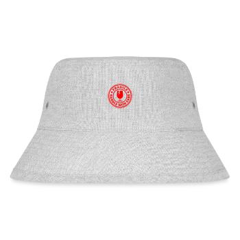 Poignée de tampon cercle rond fragile avec soin - Bob recyclé Stanley/Stella - gris chiné - Devant