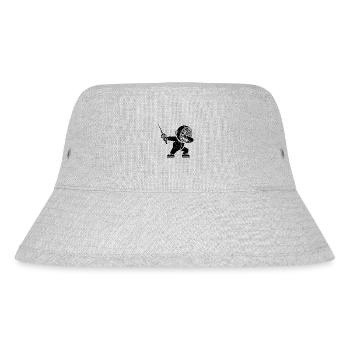 Dubbing Fechter Fechter Degen Degen Fechter Athlet - Stanley/Stella recycelter Bucket Hat - Grau meliert - Vorne