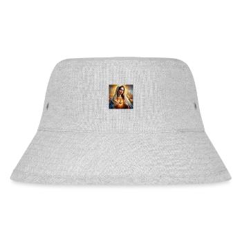 Holly Mary Maria Madonna Mariana Virgin Mary Holy - Stanley/Stella Recycled Bucket Hat - heather grey - Front
