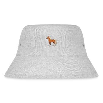 Welsh Pony reel - Stanley/Stella Recycled Bucket Hat - heather grey - Front