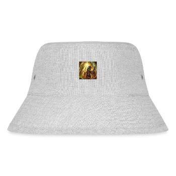 Shaman in Trance (C) - Stanley/Stella Recycled Bucket Hat - heather grey - Front