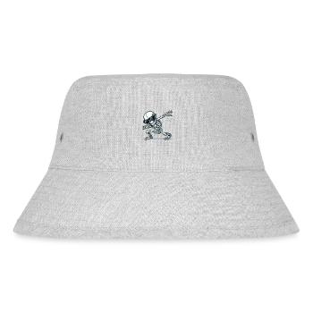 skull dabbing - Stanley/Stella recycelter Bucket Hat - Grau meliert - Vorne