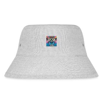 Ein drittes Auge - Stanley/Stella recycelter Bucket Hat - Grau meliert - Vorne