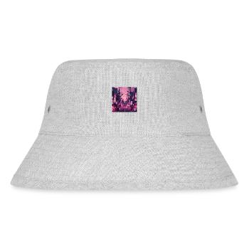 Straße in Tokyo - Stanley/Stella recycelter Bucket Hat - Grau meliert - Vorne