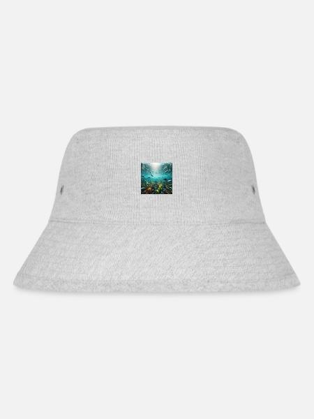 Clear Water Fish Show - Stanley/Stella Recycled Bucket Hat - heather grey