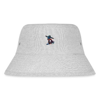 Skater - Stanley/Stella recycelter Bucket Hat - Grau meliert - Vorne
