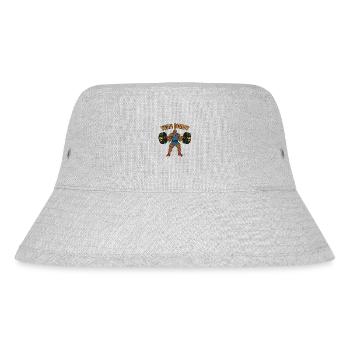 YEAH KUMPEL - Stanley/Stella recycelter Bucket Hat - Grau meliert - Vorne