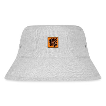 explosions gefahr - Stanley/Stella recycelter Bucket Hat - Grau meliert - Vorne