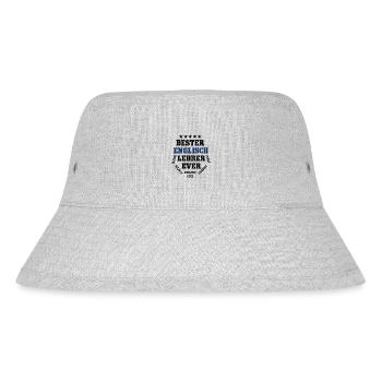 Bester Englisch Lehrer English Englischlehrer - Stanley/Stella recycelter Bucket Hat - Grau meliert - Vorne