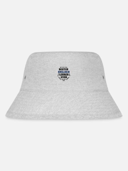 Bester Englisch Lehrer English Englischlehrer - Stanley/Stella recycelter Bucket Hat - Grau meliert