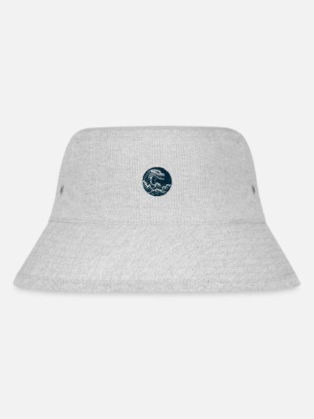 Meeresschlange der Gezeiten - Stanley/Stella recycelter Bucket Hat - Grau meliert