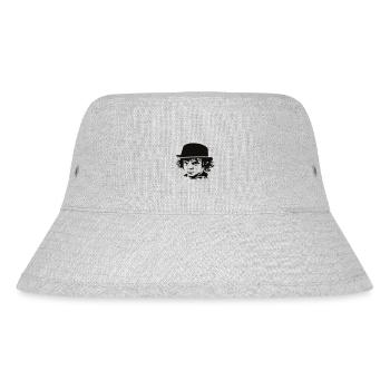 Portrait of mysterious boy - Stanley/Stella Recycled Bucket Hat - heather grey - Front