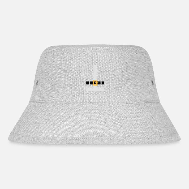 Weihnachtsmann Kostuum - Stanley/Stella recycelter Bucket Hat - Grau meliert