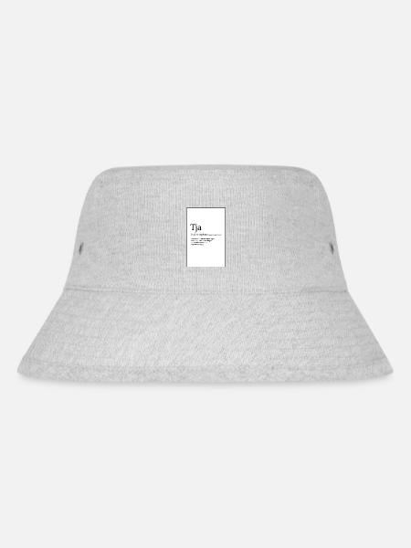 Tja - Stanley/Stella recycelter Bucket Hat - Grau meliert