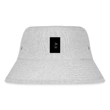 Life is short. Live it! - Stanley/Stella Recycled Bucket Hat - heather grey - Front