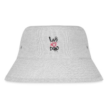 punks not dead quote - Stanley/Stella Recycled Bucket Hat - heather grey - Front
