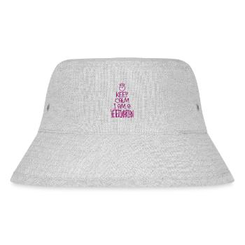 Keep Calm Tierarzt cool Tierarzt Geschenk - Stanley/Stella recycelter Bucket Hat - Grau meliert - Vorne