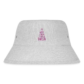 Keep Calm Barista cool Barista Cadeau - Bob recyclé Stanley/Stella - gris chiné - Devant