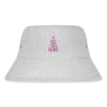 Keep Calm Ingenieur cool Geschenk - Stanley/Stella recycelter Bucket Hat - Grau meliert - Vorne