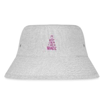 Keep Calm Sanitäter cool - Stanley/Stella recycelter Bucket Hat - Grau meliert - Vorne