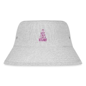 Keep Calm Fotograf cool Fotgraf Geschenk - Stanley/Stella recycelter Bucket Hat - Grau meliert - Vorne