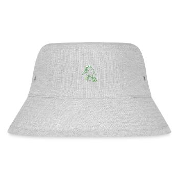 Relaxed Frog - Rana Relaxata - Stanley/Stella Recycled Bucket Hat - heather grey - Front