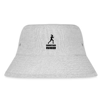Biking Running Marathon Triathlon Bike - Stanley/Stella Recycled Bucket Hat - heather grey - Front