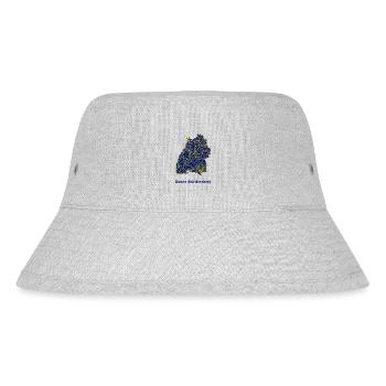 Abstrakte Baden Württemberg Straßen Karte - Stanley/Stella recycelter Bucket Hat - Grau meliert - Vorne