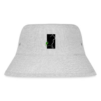 Eco cat - Stanley/Stella Recycled Bucket Hat - heather grey - Front