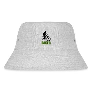 biker - Stanley/Stella Recycled Bucket Hat - heather grey - Front