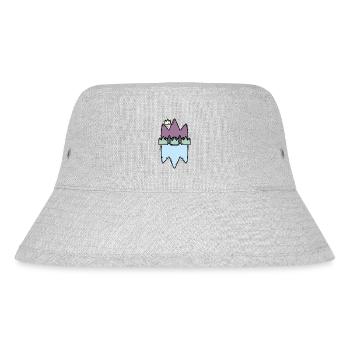 König der Natur - Stanley/Stella recycelter Bucket Hat - Grau meliert - Vorne