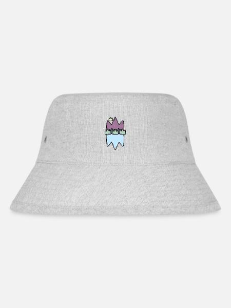 König der Natur - Stanley/Stella recycelter Bucket Hat - Grau meliert