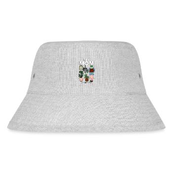 My mon - Mother Day - Stanley/Stella recycelter Bucket Hat - Grau meliert - Vorne