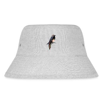 Vogel - Stanley/Stella recycelter Bucket Hat - Grau meliert - Vorne