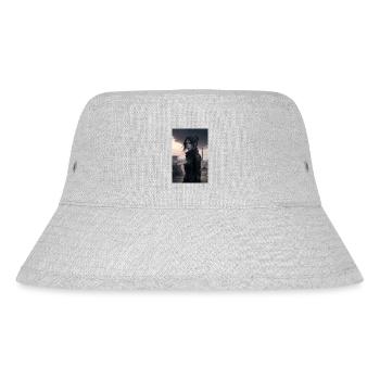 Goth Anime Girl - Stanley/Stella recycelter Bucket Hat - Grau meliert - Vorne