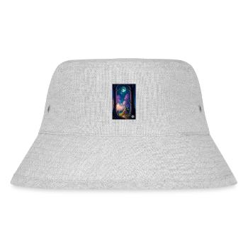 Magisches Paradis - Stanley/Stella recycelter Bucket Hat - Grau meliert - Vorne